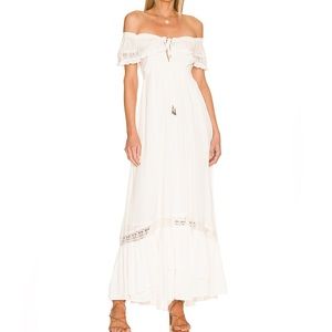 Free people moonlight ocean maxi in ivory xs.. new w/o tags
